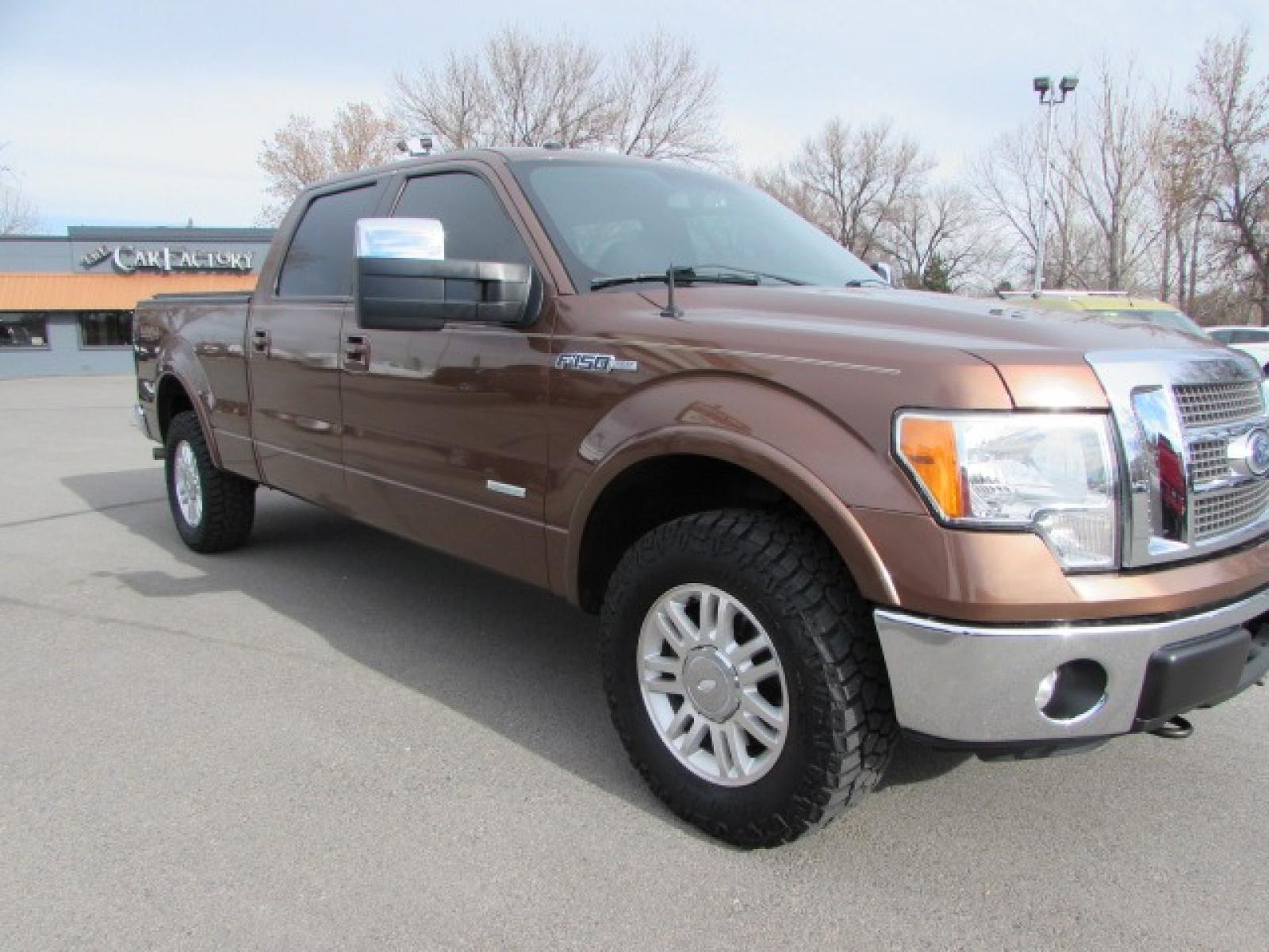 2011 Bronze /Black Ford F-150 Lariat SuperCrew (1FTFW1ETXBF) with an 3.5 Ecocoost Twin Turbo V6 engine, 6 speed automatic transmission, located at 4562 State Avenue, Billings, MT, 59101, (406) 896-9833, 45.769516, -108.526772 - 2011 Ford F-150 Lariat SuperCrew 6.5-ft. Bed 4WD - Montana truck! 3.5L V6 Ecoboost Twin Turbo Engine - 6 speed automatic transmission - 4WD - 143,027 miles - Longbox Lariat Edition - climate control - tilt steering wheel - cruise control - bluetooth audio - Microsoft SYNC to pair your devices and - Photo #4